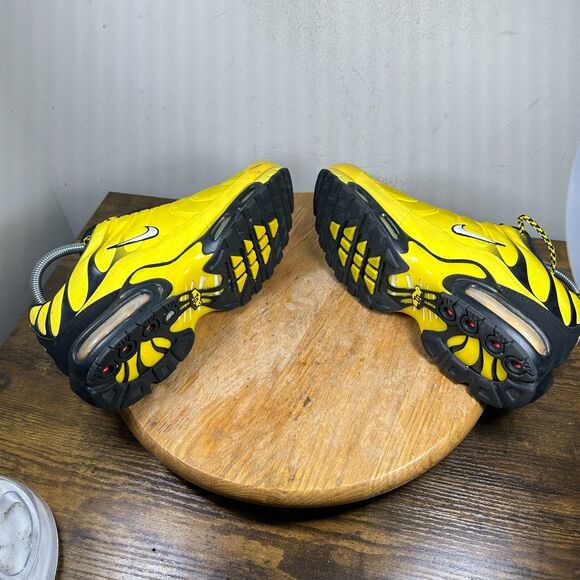 Nike Air Max Plus Frequency Pack Yellow Men's Size 8 Shoe AV7940-700 - Picture 8 of 9